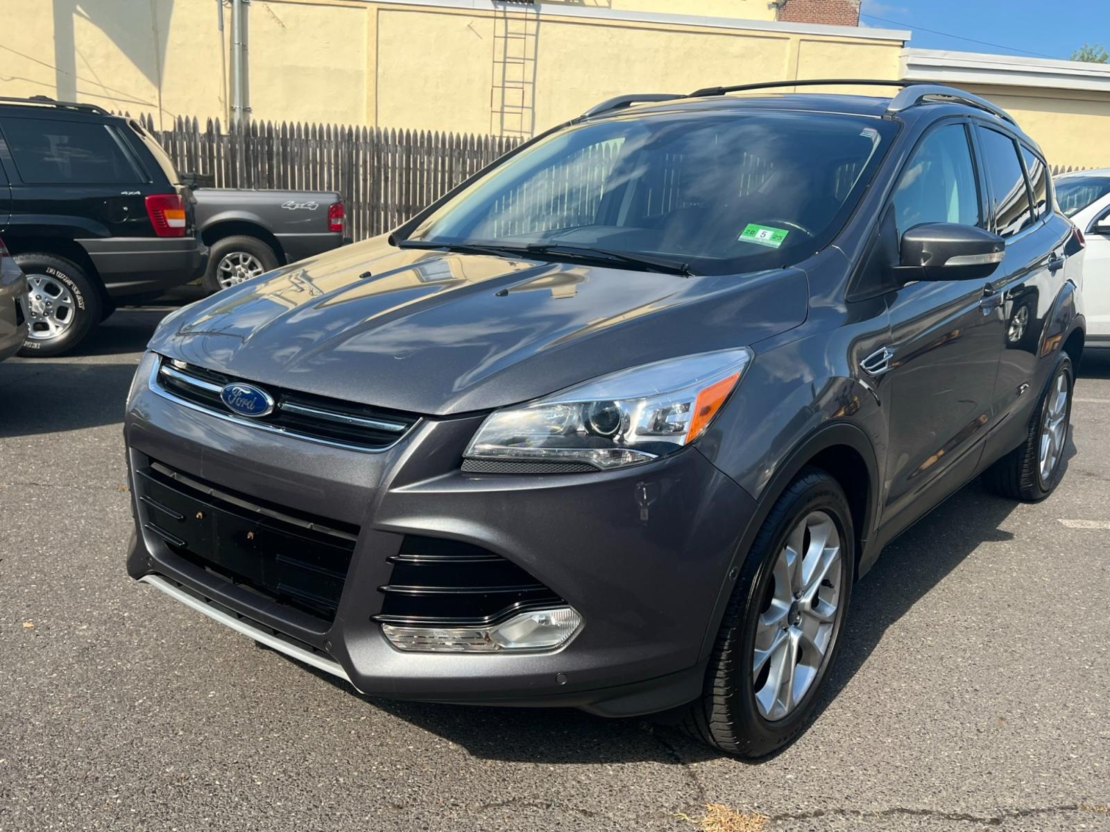 2014 GRAY /gray leather Ford Escape (1FMCU9J92EU) , located at 1018 Brunswick Ave, Trenton, NJ, 08638, (609) 989-0900, 40.240086, -74.748085 - A really nice Ford Escape here! Loaded up with lots of options and Leather interior! A super clean vehicle and ready for its next owner! - Photo #7